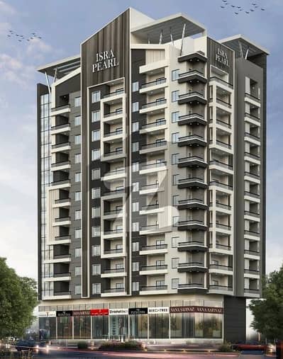 ISRA PEARL Prime Location Flat 1433 Square Feet For Sale In Gulistan-E-Jauhar