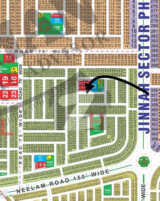 LDA City 10-Marla Hot Location Plot in H Block For Sale LDA City 10-Marla Hot Location Plot in H Block For Sale