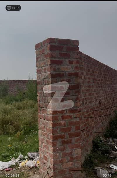 18 Marla Corner Boundary Wall Plot