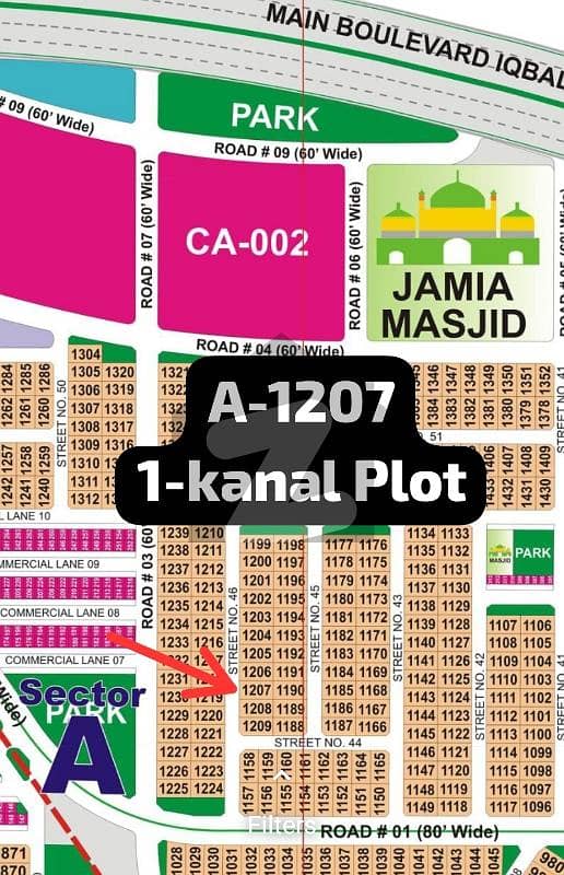 A-1207 Plot For Sale