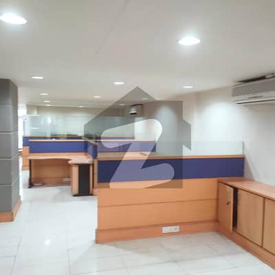 Fully Furnished 1500 Square Feet Office Available In Blue Area For rent