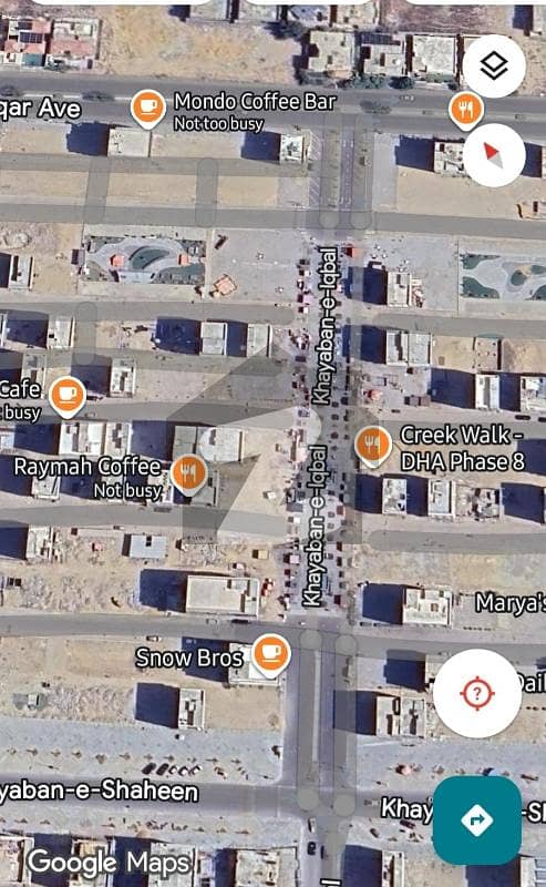 المرتضی کمرشل ایریا ڈی ایچ اے فیز 8,ڈی ایچ اے ڈیفینس,کراچی میں 8 مرلہ کمرشل پلاٹ 19.85 کروڑ میں برائے فروخت۔