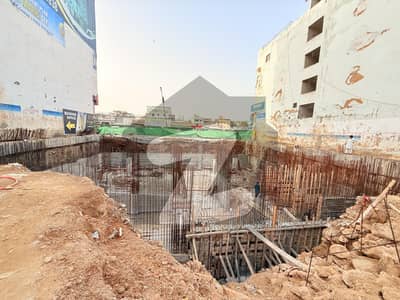 2 BED DRAWING DINNING WEST OPEN FLAT FOR SALE IN BOOKING AT GULISTAN E JAUHAR