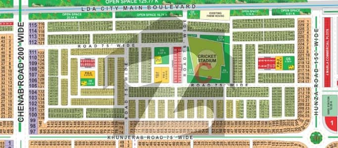 10 Marla Residential Plot for Sale C Block, LDA City