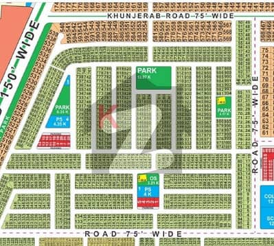 10 Marla Corner Residential Plot for Sale LDA City (75ft Road)