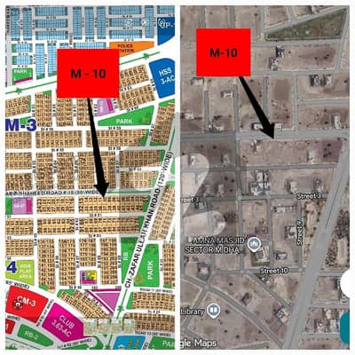 DHA Multan M Sector | 01 Kanal Residential Plot   80ft Road Facing