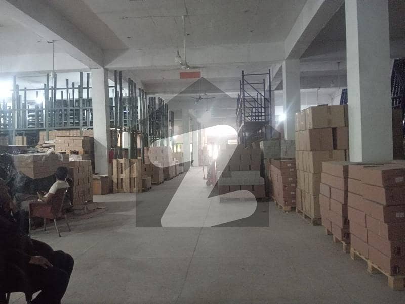 Factory triple story 24000 sqfeet 400 kv transfarmer main 100 feet road