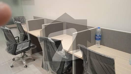 FULLY FURNISHED OFFICE IS AVAILABLE ON THE RENT INTHE COMMERCIAL BUILDING AT SHAHRE E FAISAL