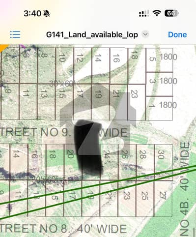 7 Marla plot for sale in g. 14.1 in reason able price clear land best time for investment in street 9 near to kashmiar highway