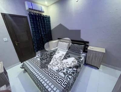 Fully Furnished Flat With Modern Amenities For Rent In Subhan Plaza Block H3 Johar Town Near Emporium Mall Lahore