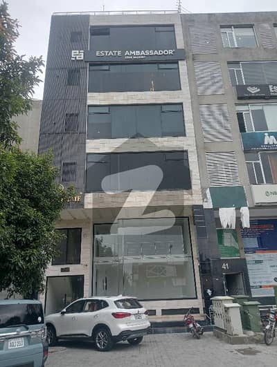4 Marla luxury commercial plaza- ground floor+mazanine floor+basement available for rent in dha phase 6 main (MB) Lahore