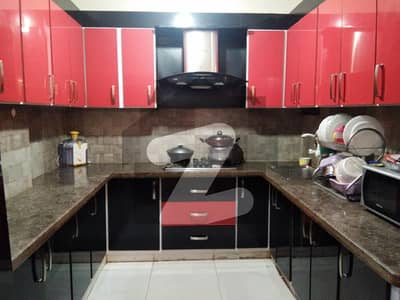 3 Bed Drawing lounge 1st floor flat available for rent in block 1 gulshan-e-Iqbal
