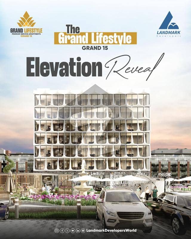Luxury Brand outlets in The Grandlifestyle Grand 15 Facing Eiffel Tower,Fountains and parks and Earn A Heavy Rental returns