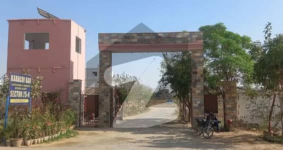 40 Sq Yards Residential Plots for Sale Karachi Bar 25-A CHS, Scheme 33 Zakariya Shuja
