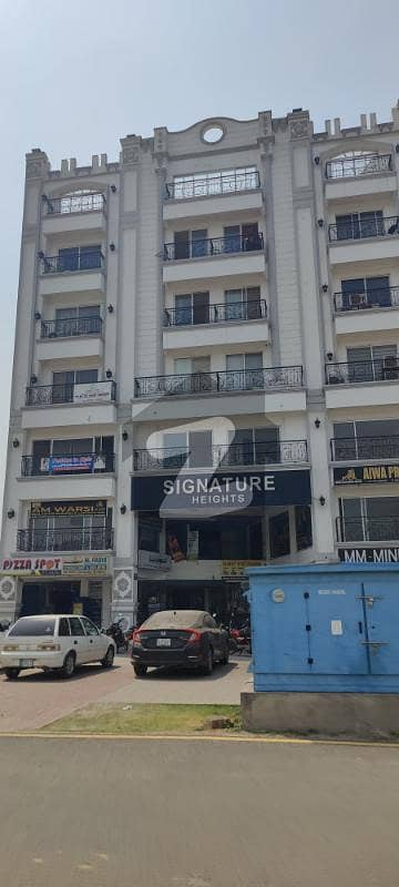 GROUND FLOOR SHOP FOR SALE _FACING MAIN BOULEVARD,IN DREAM GARDENS LAHORE.