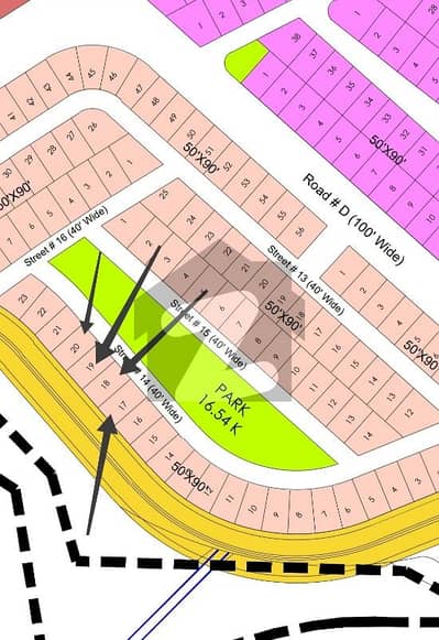 1 Kanal plot no 17. Street 14. Sector C. DHA 4 River View North. Rawalpindi