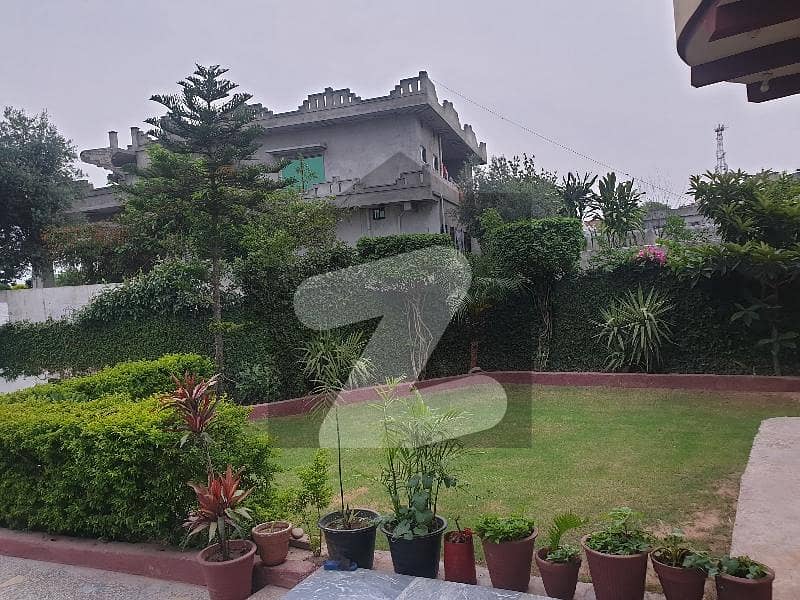 1 kanal single story house with lawn