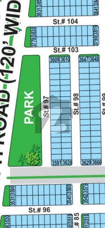 5 Marla Park Facing Plot in Sector T | Near 120 Ft. & 80 Ft. Roads