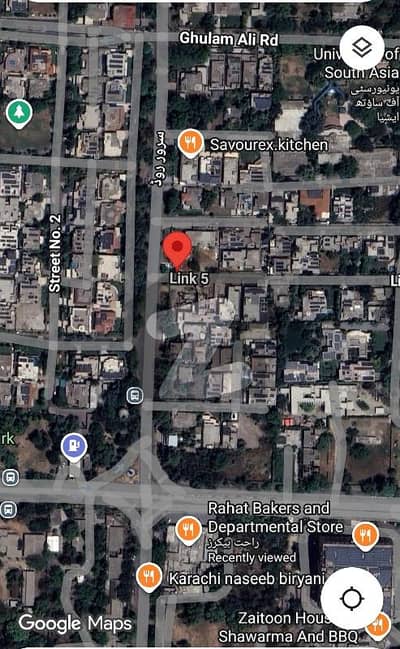 28 Marla plot on link sarwar road Lahore cantt.