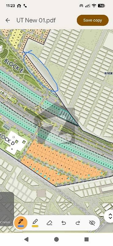 8 Marla Commercial Plot Available On 2.50 Years Instalment Plane