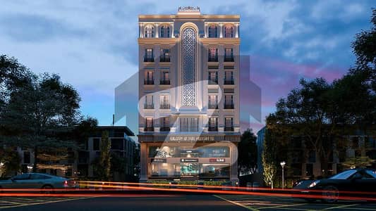 885 square ft Furnished Luxury apartment for sale in Glow Star Heights Entrance of Kohistan Enclave Wah cantt