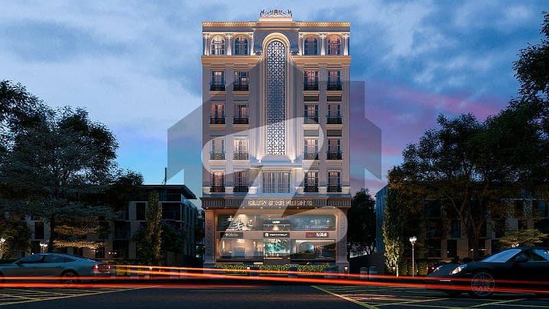 885 square ft Furnished Luxury apartment for sale in Glow Star Heights Entrance of Kohistan Enclave Wah cantt