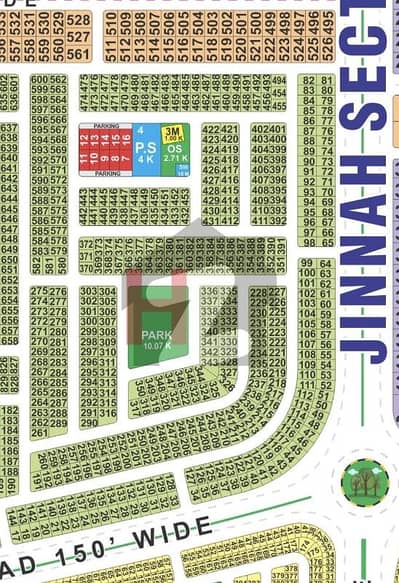 LDA City Lahore   Block H 10marla Hot location plot available near to park near 150feet / 200feet Road Possession announced