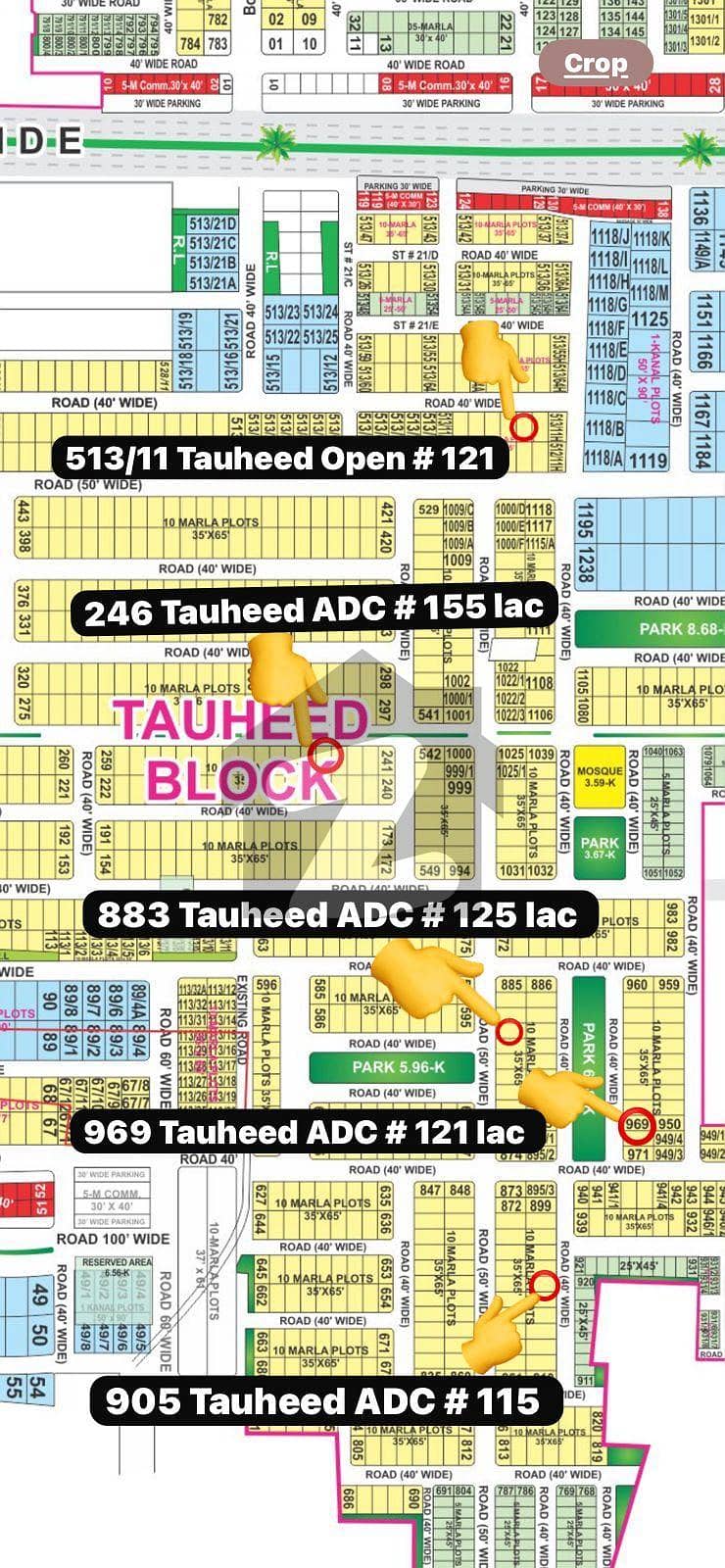 Plot No# 883 Tauheed And 570 And 905 Tauheed And 969 Facing park ...
