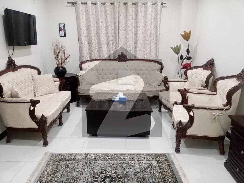 Good Condition Fully Furnished Flat For In Phase 8 Near New Head Office