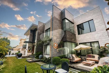 A House Of 40 Marla In DHA Phase 8 - Block T Brand New Full Basement Full Furnished Swimming Pool Home Theater Lift Facinh 150 Feet Road Very Nice Location