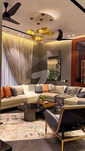 1 CANAL BRAND NEW LUXURY FURNISHED MODERN HOUSE AVAIBLE FOR RENT IN BABAR BLOCK BAHRIA TOWN