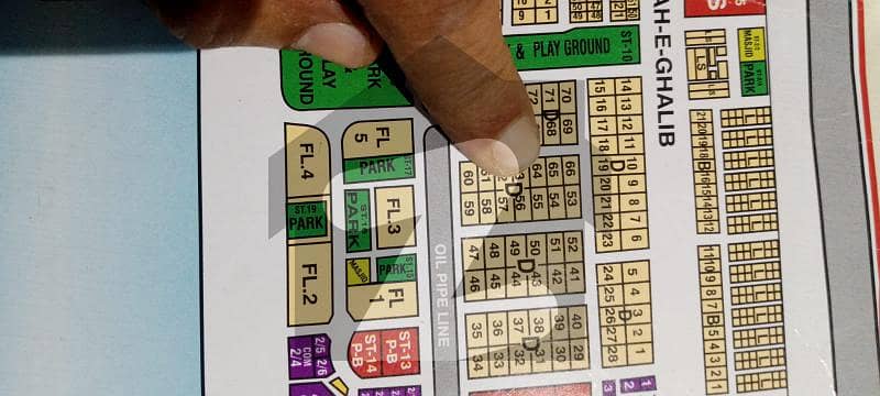 1000 yards residential Plot For Sale in Clifton Block 1