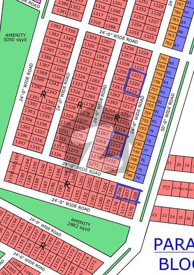 PLOT FOR SALE IN NORTH TOWN RESIDENCY PHASE 1 GOLD BLOCK