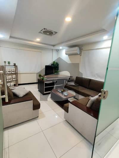 Fully Furnished 1500 Square Feet 2nd Floor Office Available In Blue Area For Rent