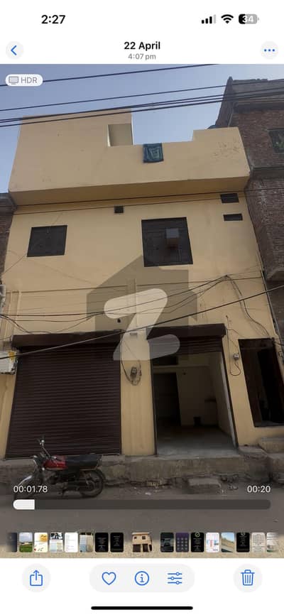 جناح روڈ گوجرانوالہ میں 3 مرلہ عمارت 1.5 کروڑ میں برائے فروخت۔