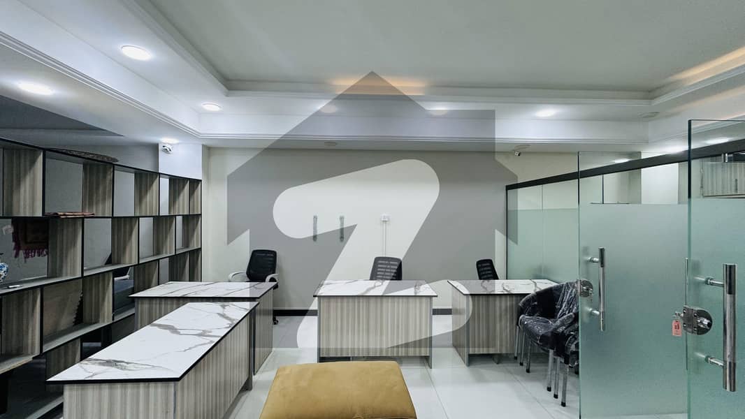 Furnished office up for rent in Blue Area