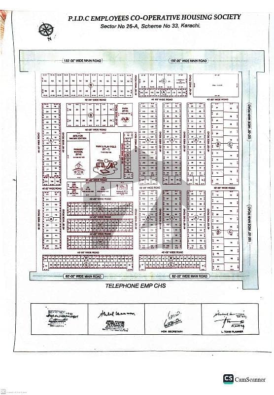 PIDC Society, 240 Sq-yd Plot For Sale, ViP LOCATION Scheme-33