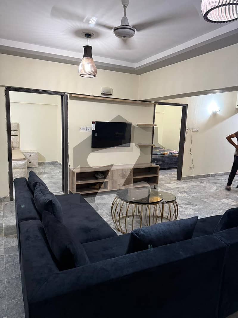 F10 Mustafa Tower 2 Bed Fully Furnished For Rent