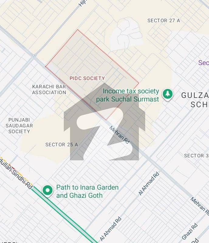 PIDC Society, 240 Sq-yd Plot For Sale, ViP LOCATION Scheme-33