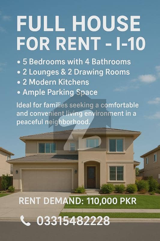 Upper Purtion For Rent I-10