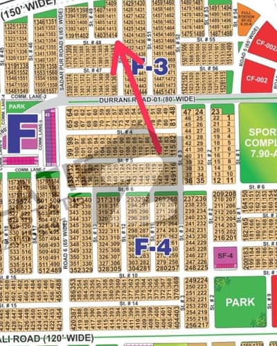 Dha Multan Sector F Corner Plot