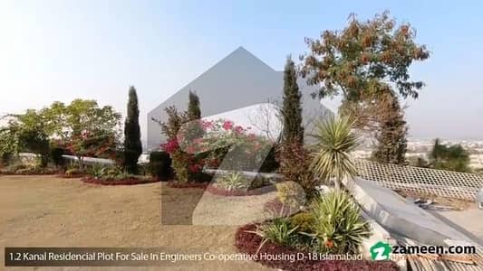 D18 ECHS Islamabad Sector H Ridge Road Corner Park Face Plot For Sale