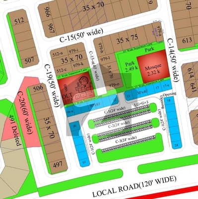 15 Marla Plot For Sale In Block C
