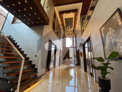 1 Kanal Super Luxury Ultra Modern Design Double Height Lobby House For Sale In DHA Rahbar