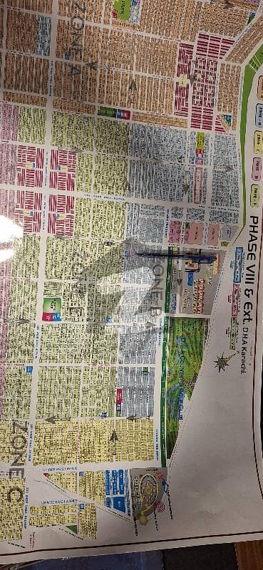 ڈی ایچ اے فیز 8 ڈی ایچ اے ڈیفینس,کراچی میں 1 کنال رہائشی پلاٹ 8.5 کروڑ میں برائے فروخت۔