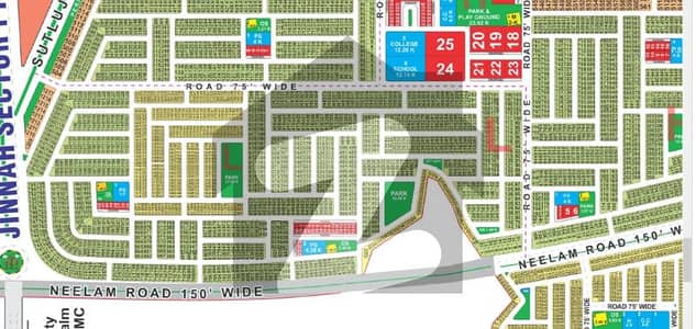 10 Marla Residential Plot for Sale L Block, LDA City Lahore