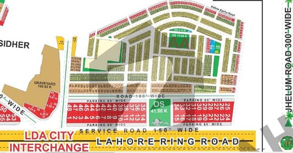 5 Marla Residential Plot for Sale AA Block, LDA City Lahore