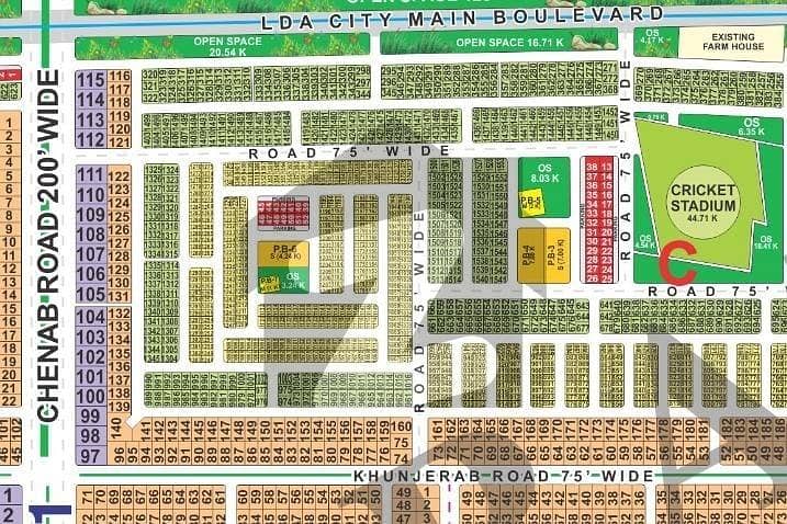 LDA City block C 20 Marla Plot