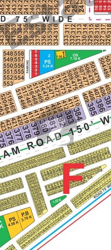 LDA city F block 5 marla plot