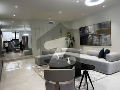 500 Yards Designer Brand New Semi Furnished With Pool Basement Available For Tasteful Buyers
